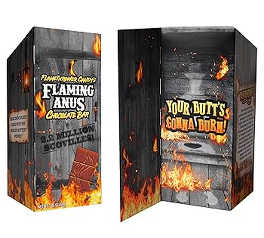 Flaming Anus Chocolate Bar - 2.2 Million Scovilles