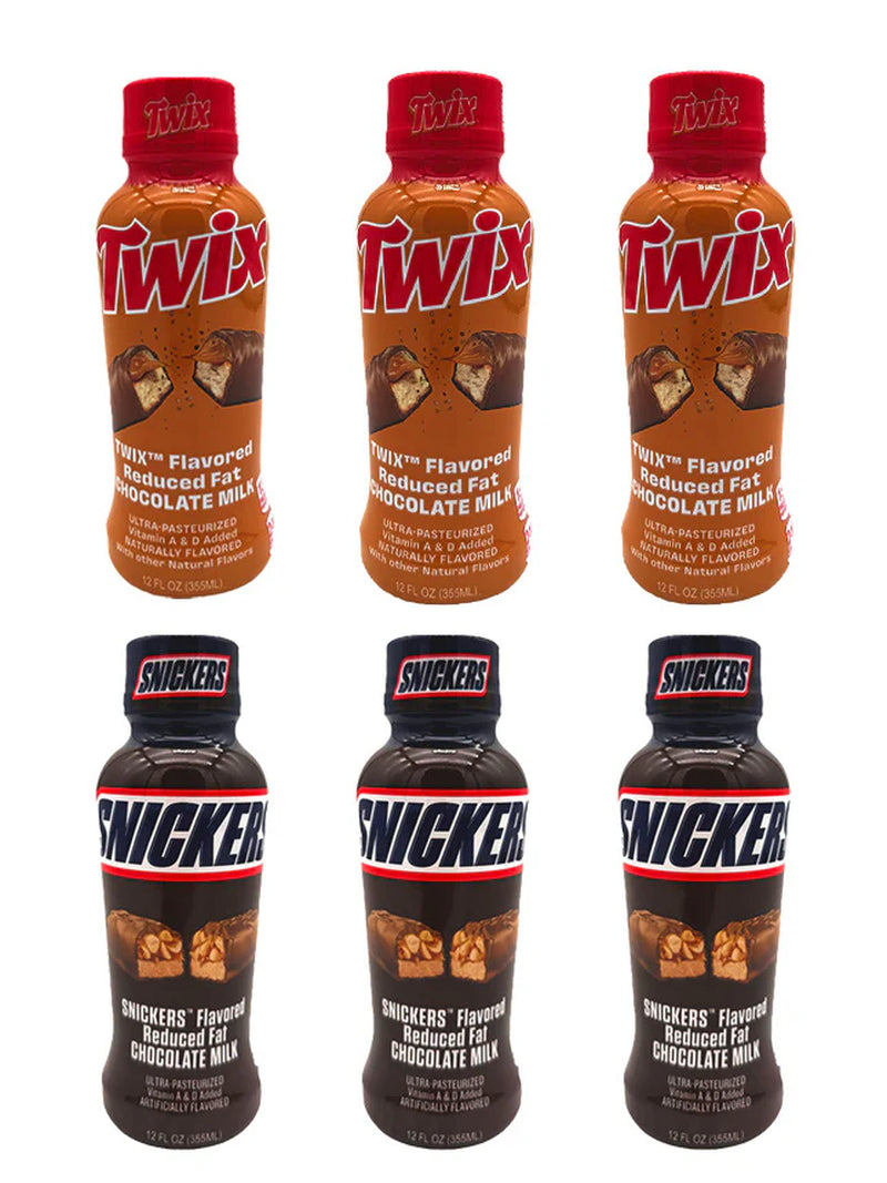 Snickers & Twix Chocolate Milk Variety Pack