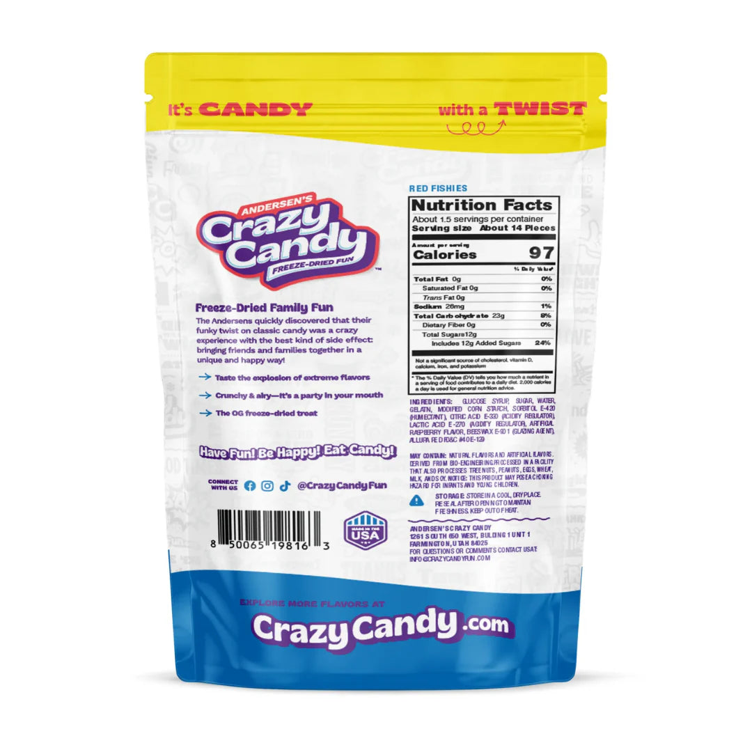Freeze Dried Red Fishies - 1.5Oz