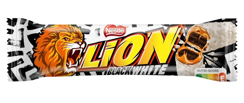 Nestle Lion Black White
