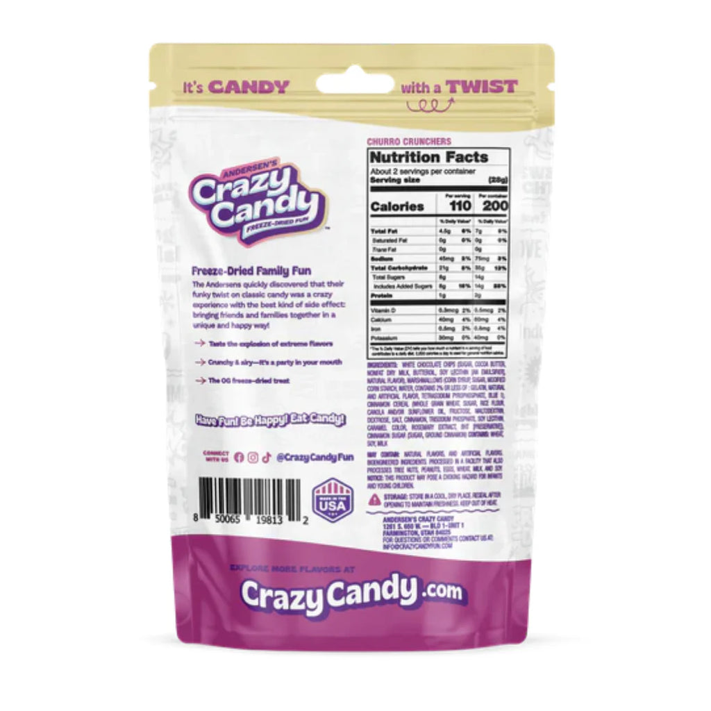 Freeze Dried Churro Crunchers - 1.7Oz