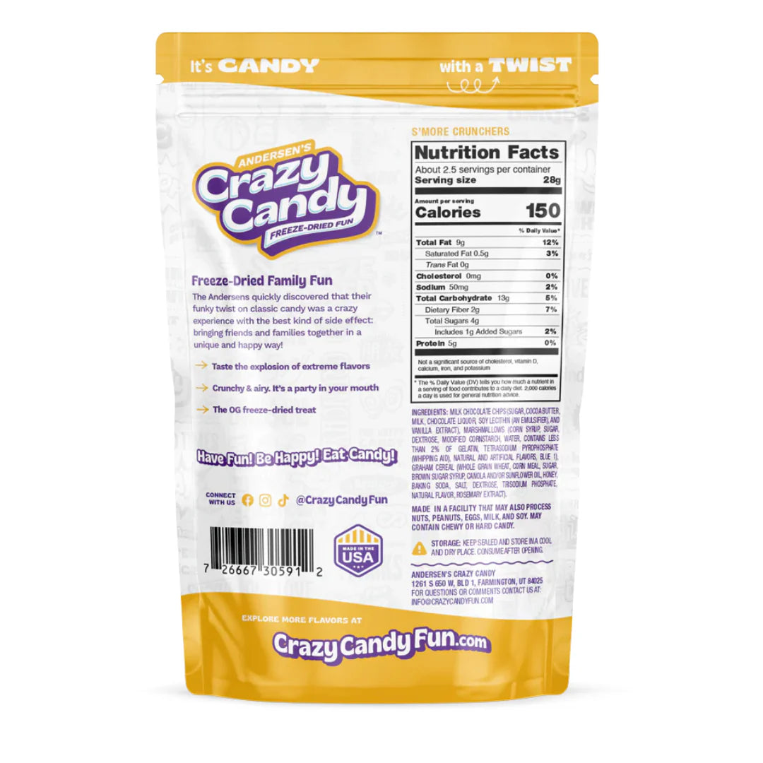 Freeze Dried S'Mores Crunchers - 2.5Oz